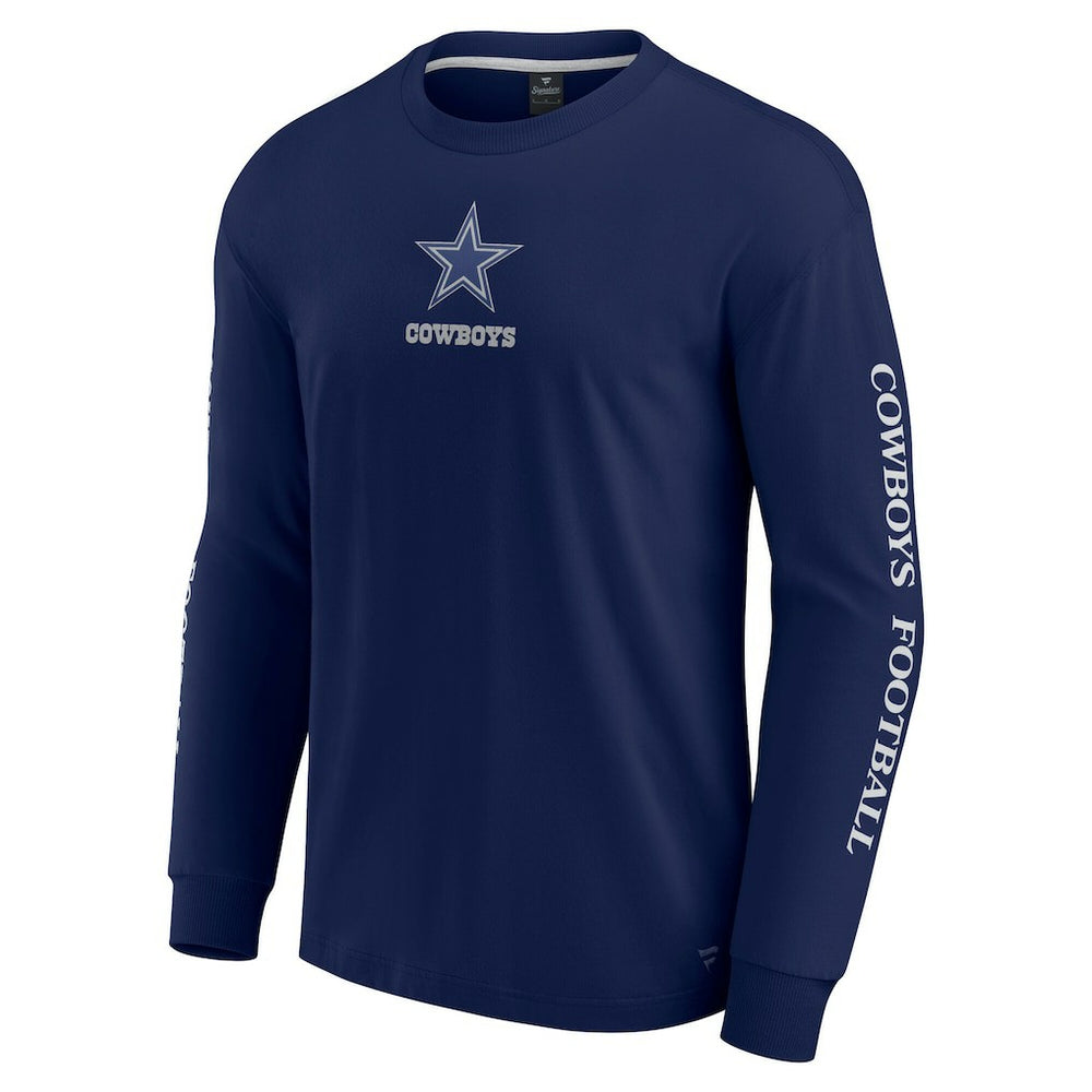 Dallas Cowboys Unisex Elements Strive Long Sleeve T-Shirt - Navy outlet