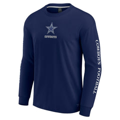 Dallas Cowboys Unisex Elements Strive Long Sleeve T-Shirt - Navy outlet