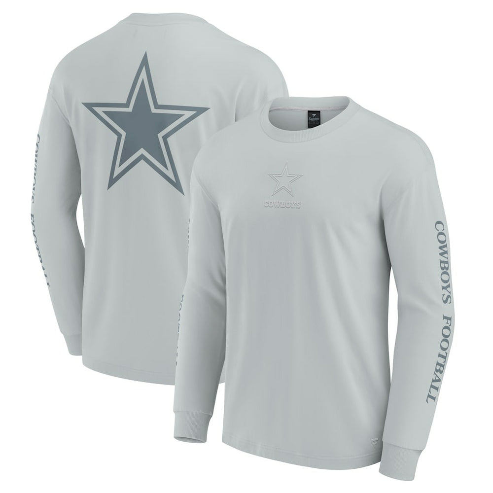 Dallas Cowboys Unisex Elements Strive Long Sleeve T-Shirt - Gray cheap