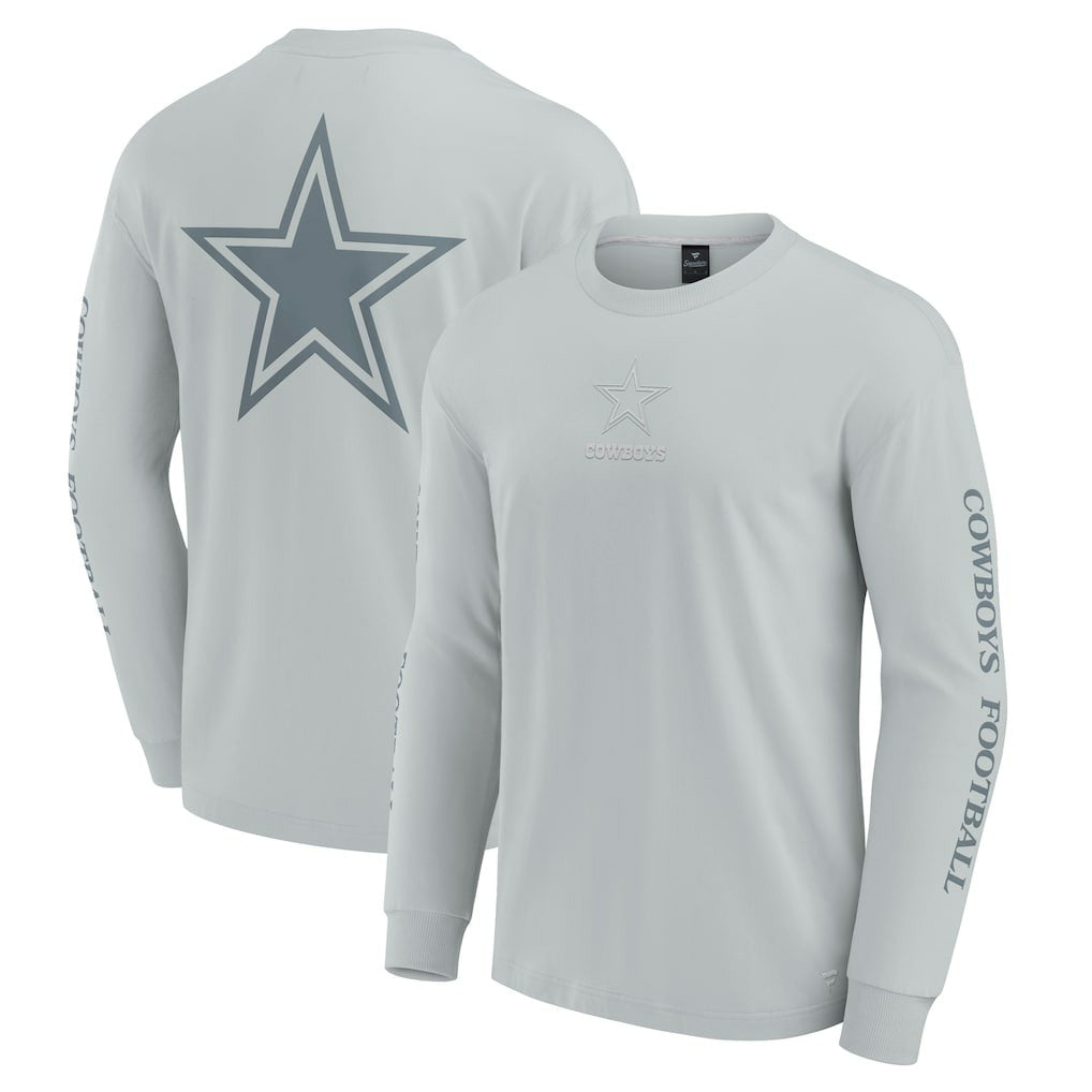 Dallas Cowboys Unisex Elements Strive Long Sleeve T-Shirt - Gray cheap