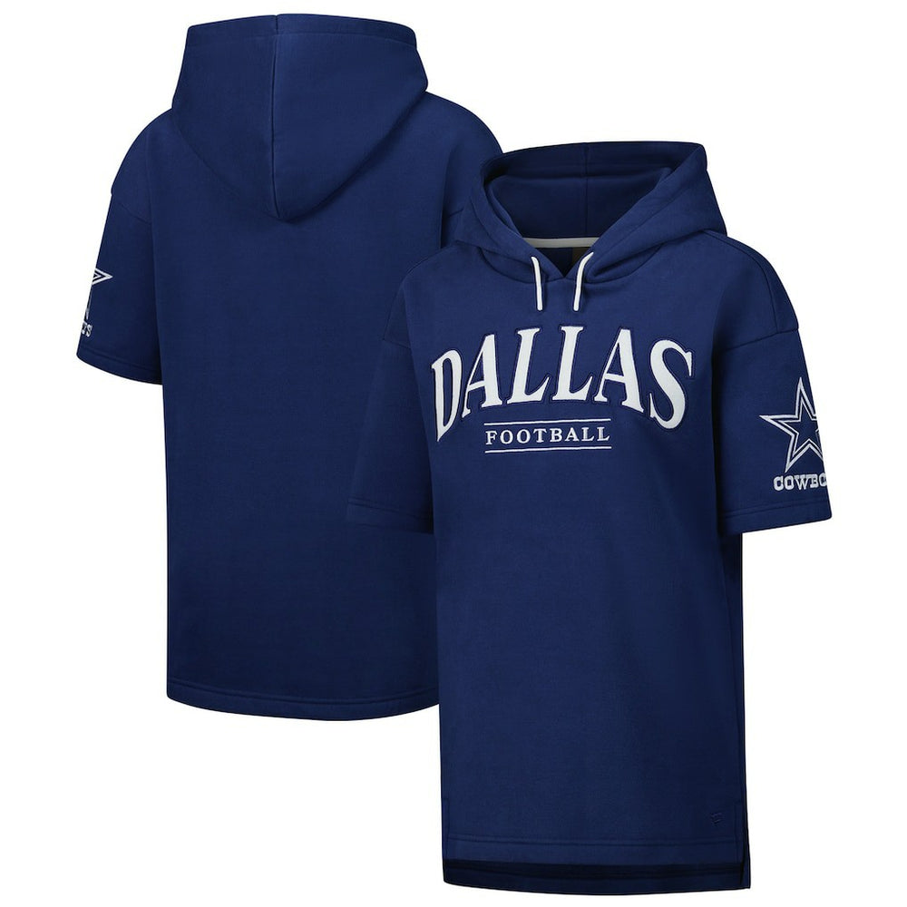 Dallas Cowboys Unisex Elements Ready Short Sleeve Pullover Hoodie - Navy sale