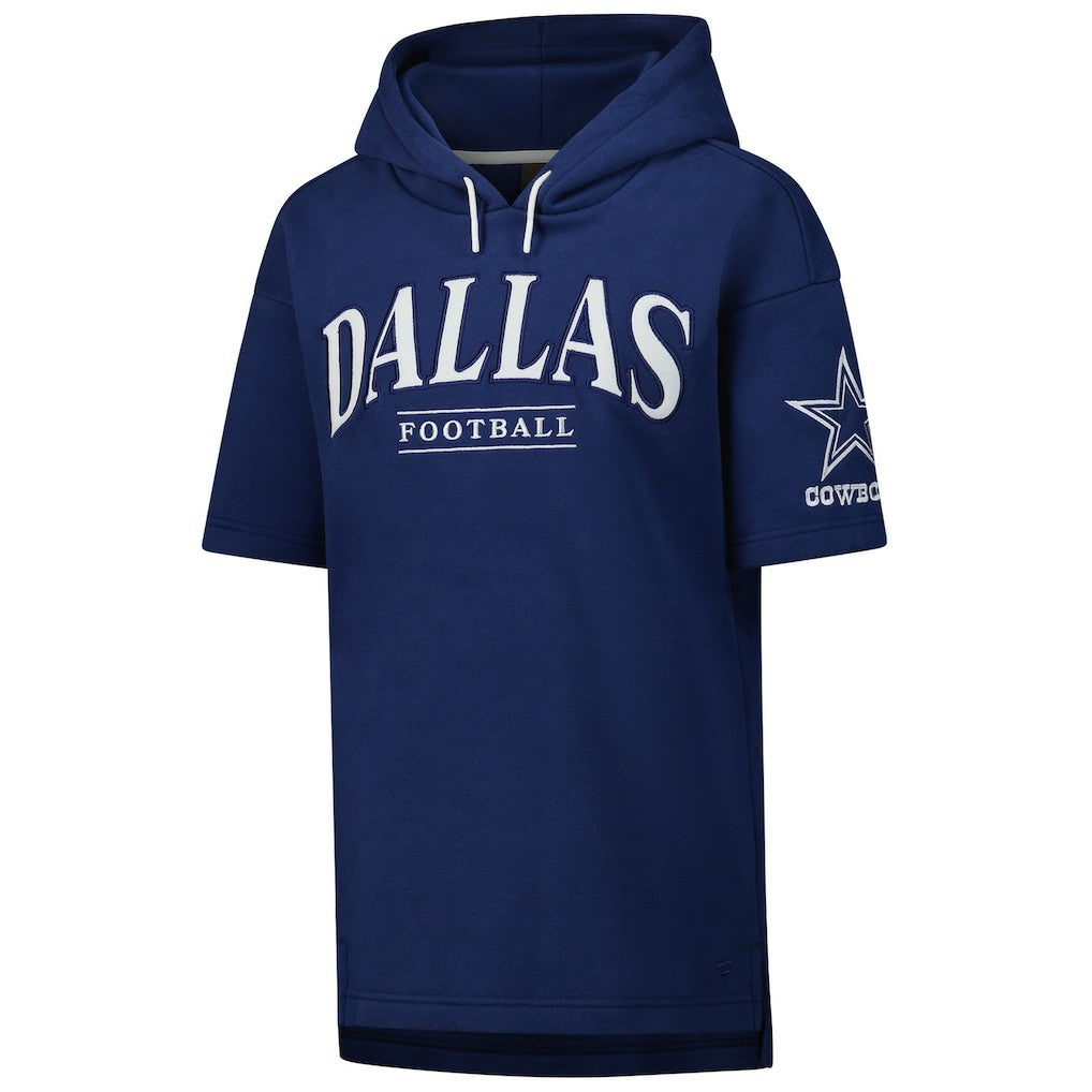 Dallas Cowboys Unisex Elements Ready Short Sleeve Pullover Hoodie - Navy sale