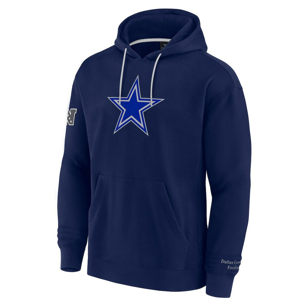 Dallas Cowboys Elements Pace Pullover Hoodie - Navy discount