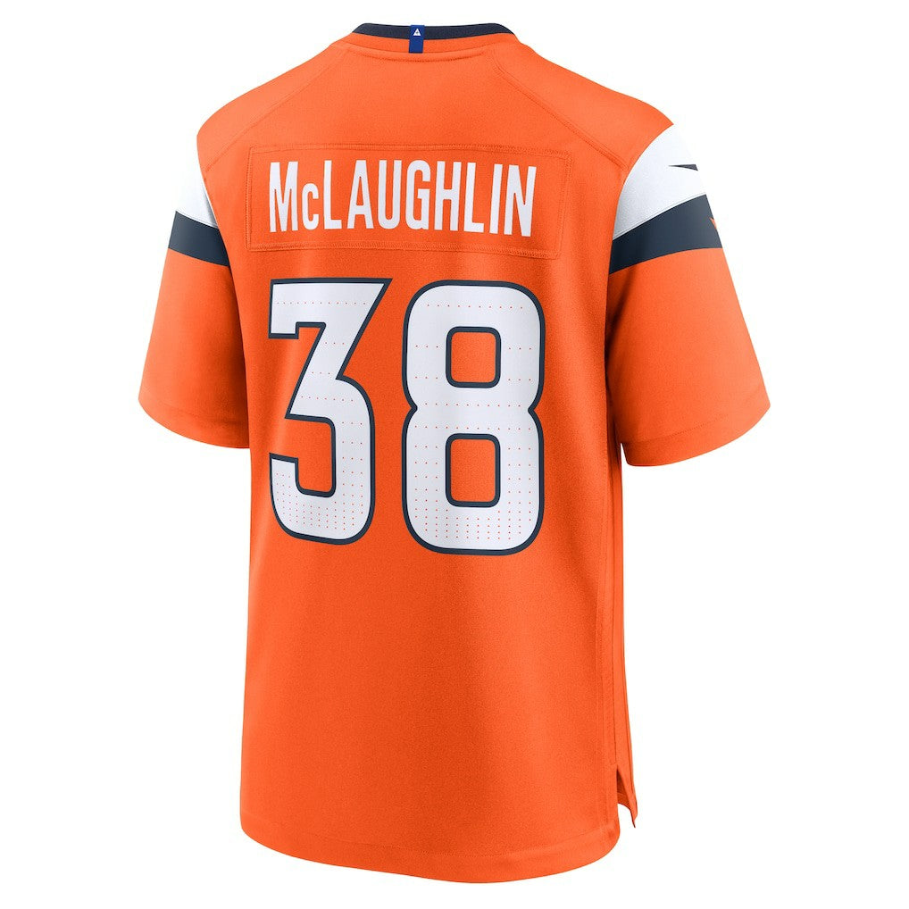 Jaleel McLaughlin Denver Broncos Team Game Jersey - Orange for sale