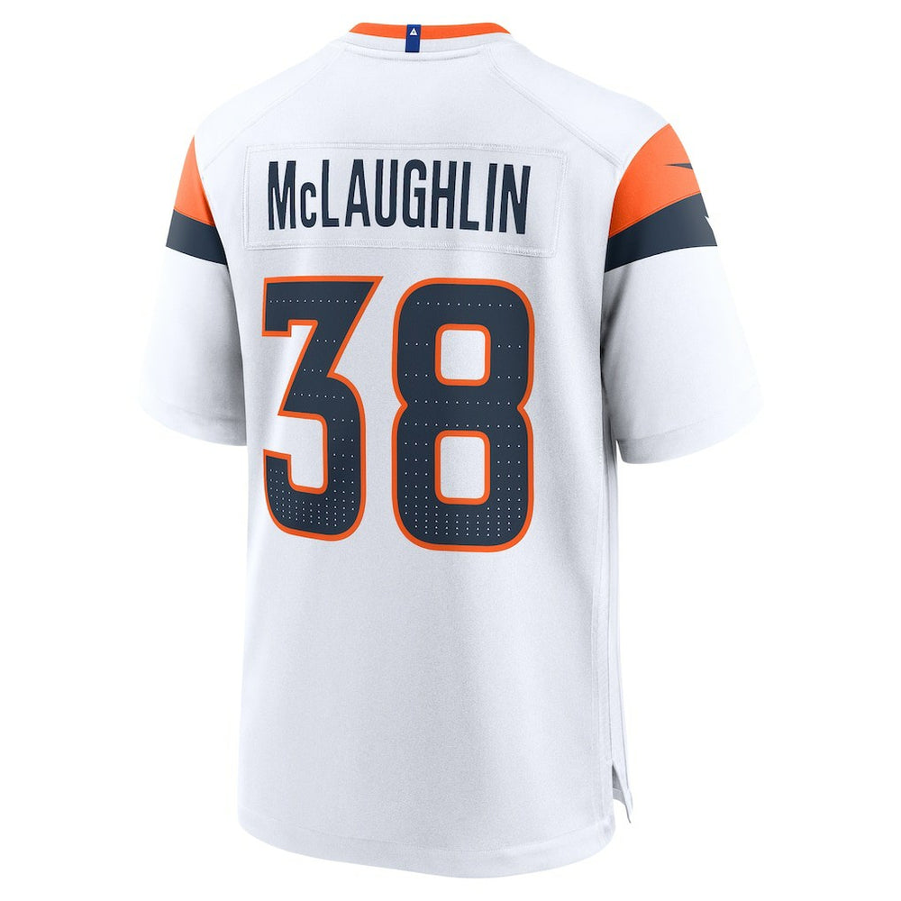 Jaleel McLaughlin Denver Broncos Game Jersey - White cheap
