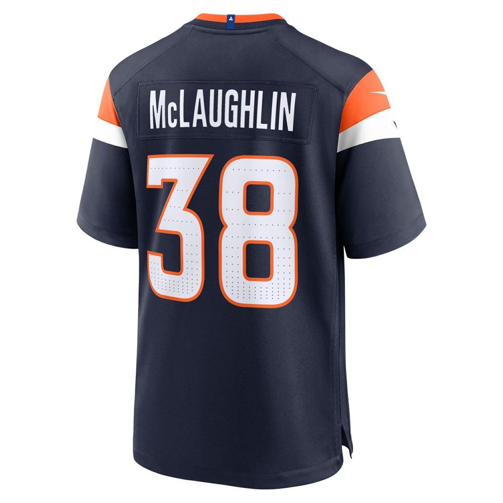 Jaleel McLaughlin Denver Broncos Alternate Game Jersey - Navy for sale
