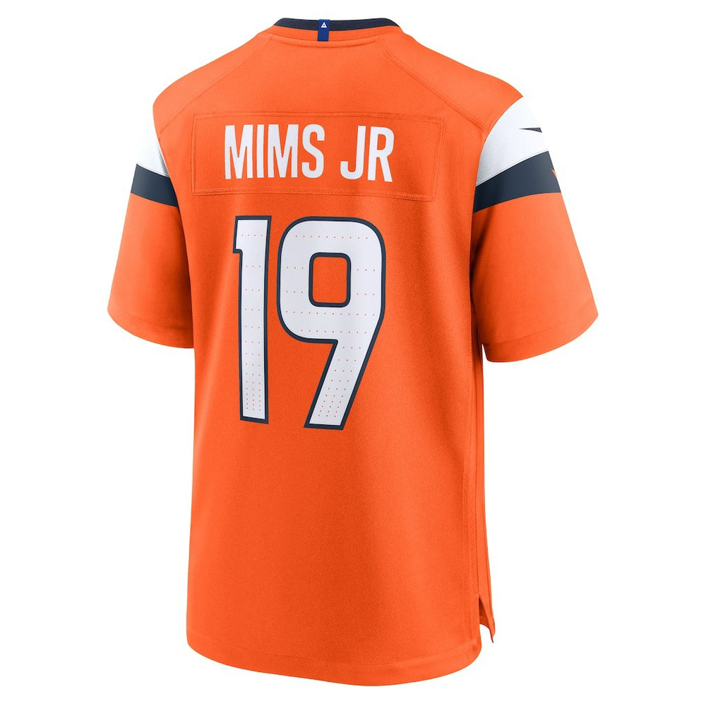 Marvin Mims Jr Denver Broncos Team Game Jersey - Orange on sale