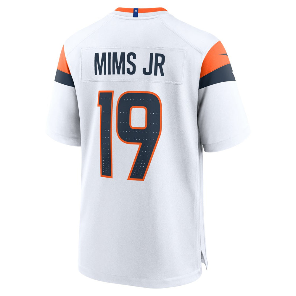 Marvin Mims Jr Denver Broncos Game Jersey - White on sale