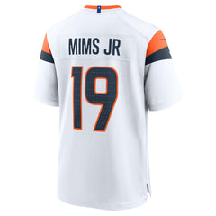 Marvin Mims Jr Denver Broncos Game Jersey - White on sale