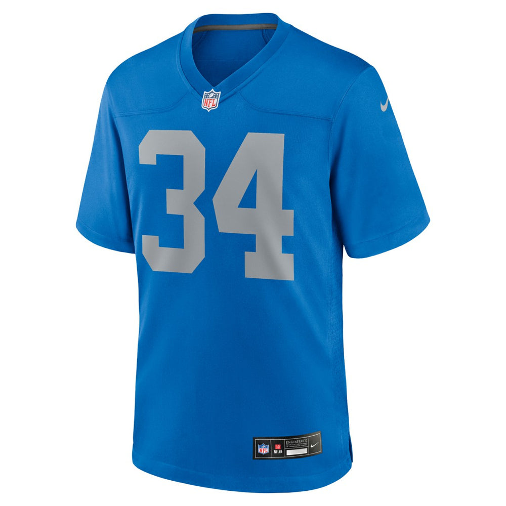 Alex Anzalone Detroit Lions Alternate Game Jersey - Blue discount