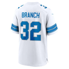 Brian Branch Detroit Lions White Game Jersey - White cheap