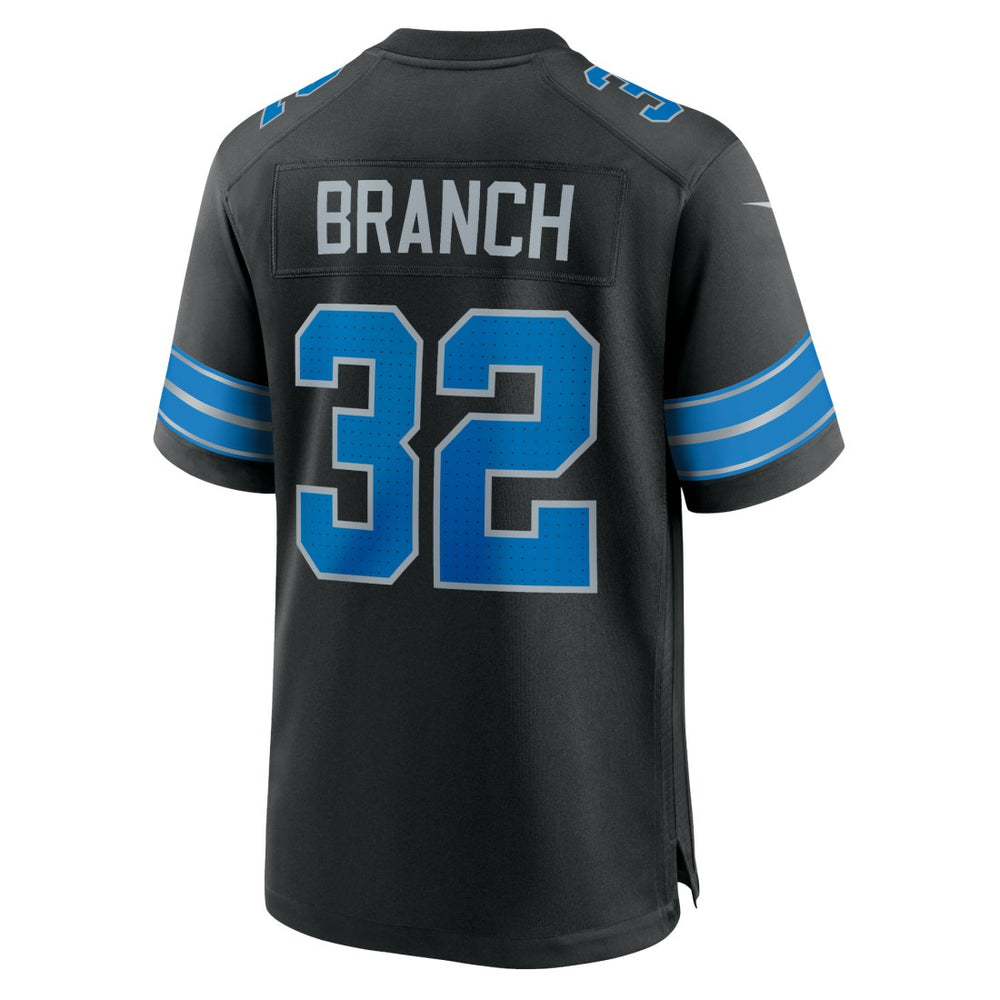Brian Branch Detroit Lions Alternate Game Jersey - Black discount