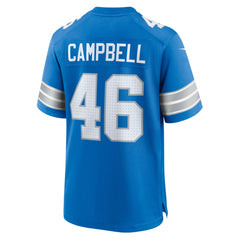 Jack Campbell Detroit Lions Game Jersey - Blue for sale