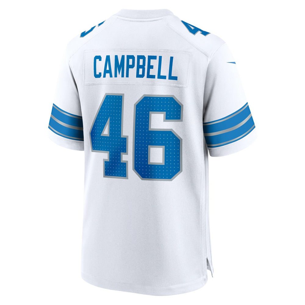 Jack Campbell Detroit Lions White Game Jersey - White outlet