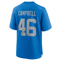 Jack Campbell Detroit Lions Alternate Game Jersey - Blue for sale