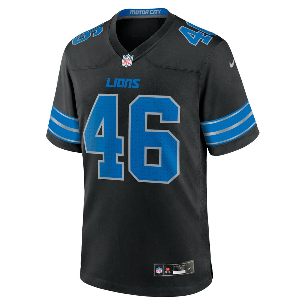 Jack Campbell Detroit Lions 2nd Alternate Game Jersey - Black on sale