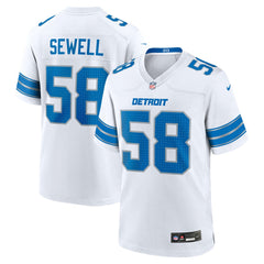 Penei Sewell Detroit Lions Game Jersey - White discount