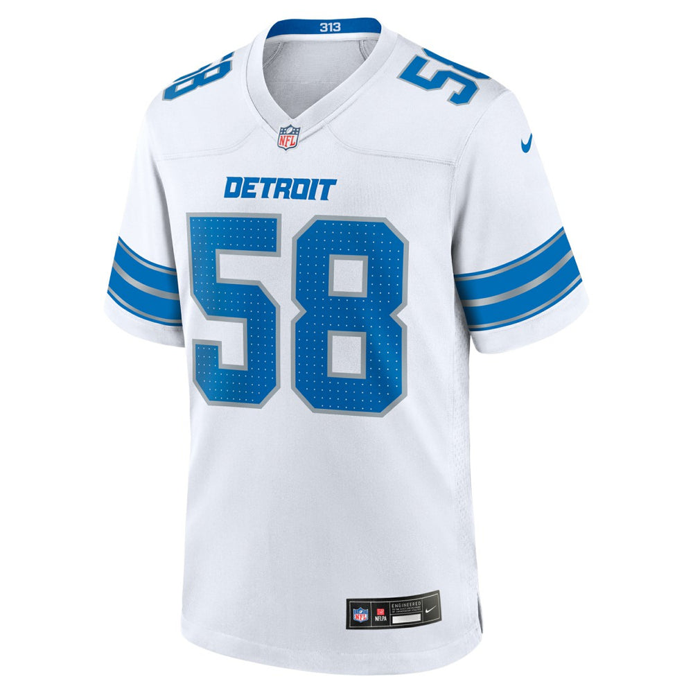 Penei Sewell Detroit Lions Game Jersey - White discount