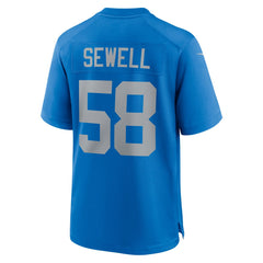 Penei Sewell Detroit Lions Alternate Game Jersey - Blue sale