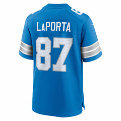 Sam LaPorta Detroit Lions Game Jersey - Blue for sale
