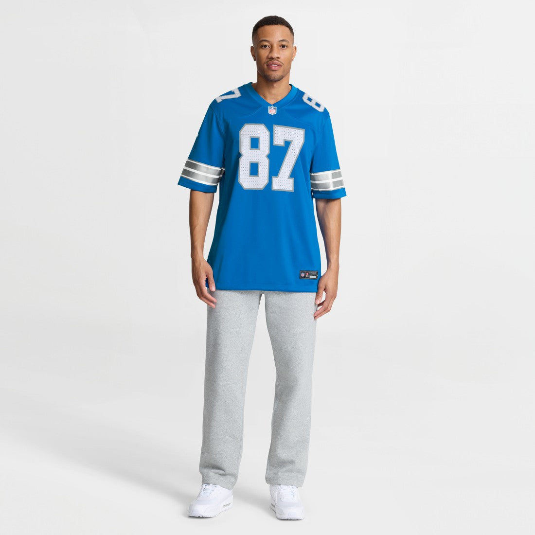 Sam LaPorta Detroit Lions Game Jersey - Blue for sale