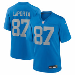 Sam LaPorta Detroit Lions Alternate Game Jersey - Blue discount