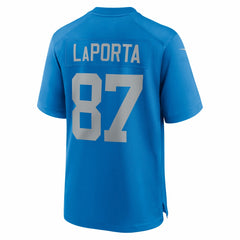 Sam LaPorta Detroit Lions Alternate Game Jersey - Blue discount