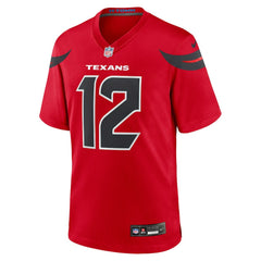 Nico Collins Houston Texans Alternate Game Jersey - Red for sale