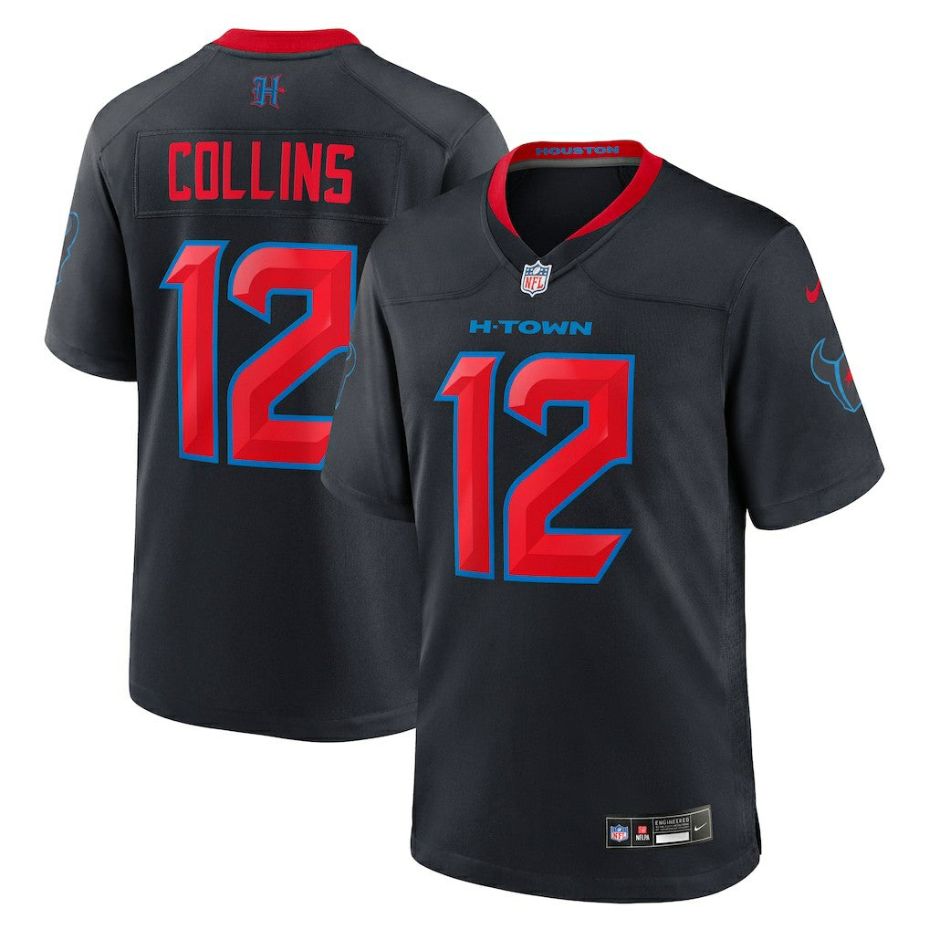 Nico Collins Houston Texans 2nd Alternate Game Jersey - Navy cheap
