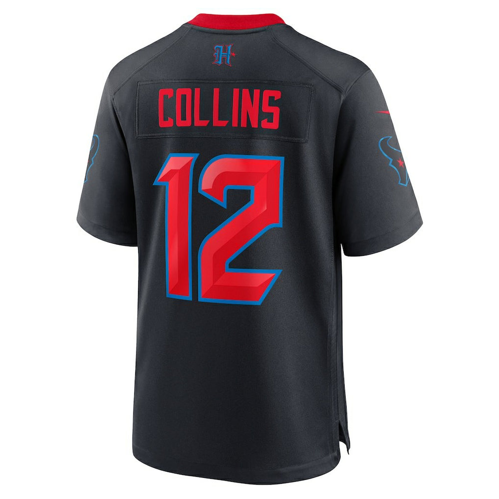 Nico Collins Houston Texans 2nd Alternate Game Jersey - Navy cheap