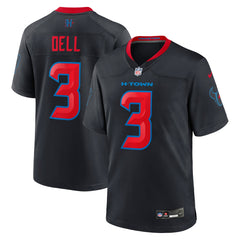Tank Dell Houston Texans 2nd Alternate Game Jersey - Navy on sale