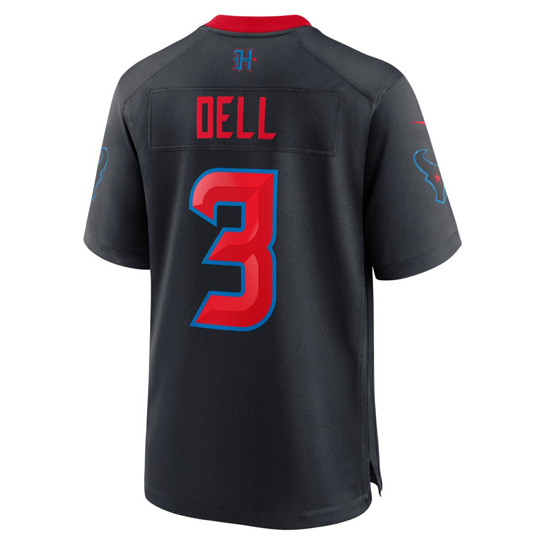Tank Dell Houston Texans 2nd Alternate Game Jersey - Navy on sale