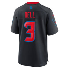 Tank Dell Houston Texans 2nd Alternate Game Jersey - Navy on sale