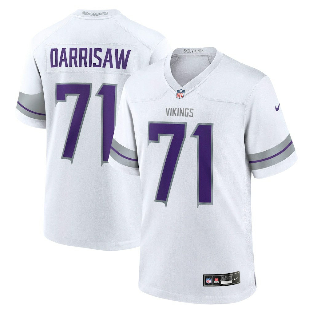 Christian Darrisaw Minnesota Vikings Alternate Game Jersey - White online