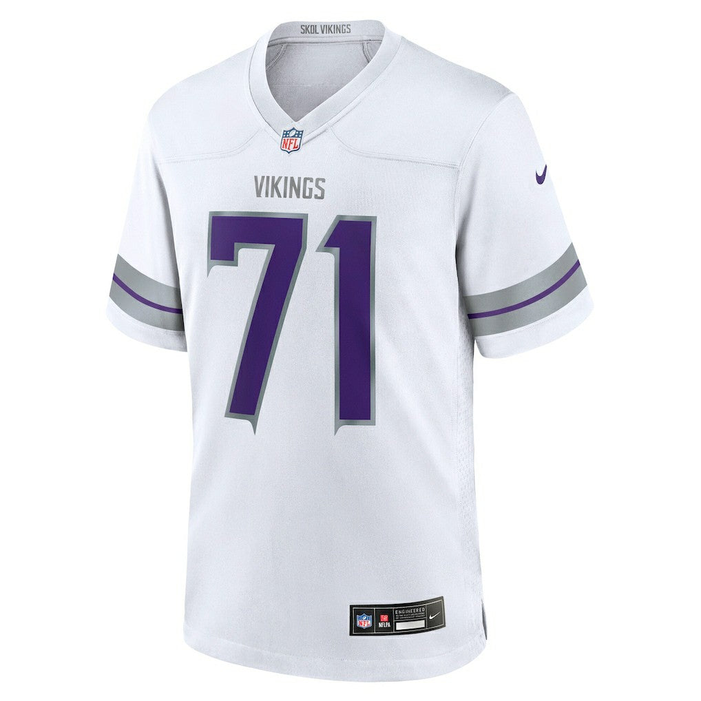 Christian Darrisaw Minnesota Vikings Alternate Game Jersey - White online