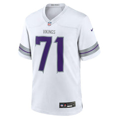 Christian Darrisaw Minnesota Vikings Alternate Game Jersey - White online