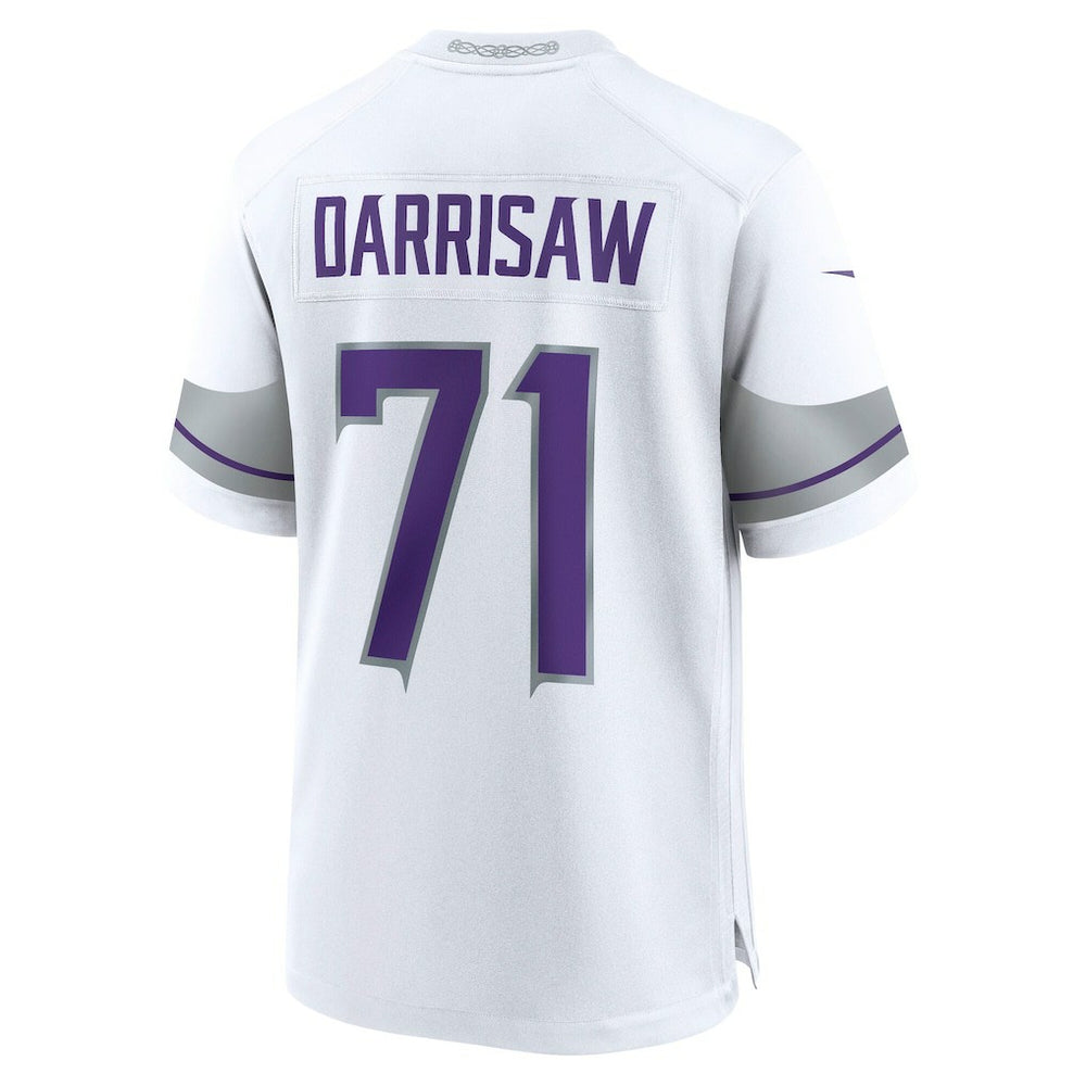 Christian Darrisaw Minnesota Vikings Alternate Game Jersey - White online