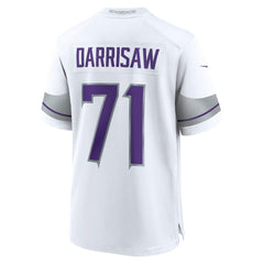 Christian Darrisaw Minnesota Vikings Alternate Game Jersey - White online
