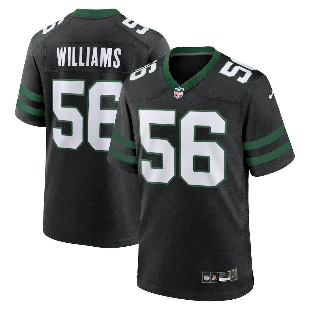 Quincy Williams New York Jets Alternate Game Jersey - Legacy Black cheap