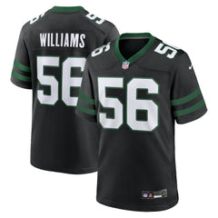 Quincy Williams New York Jets Alternate Game Jersey - Legacy Black cheap