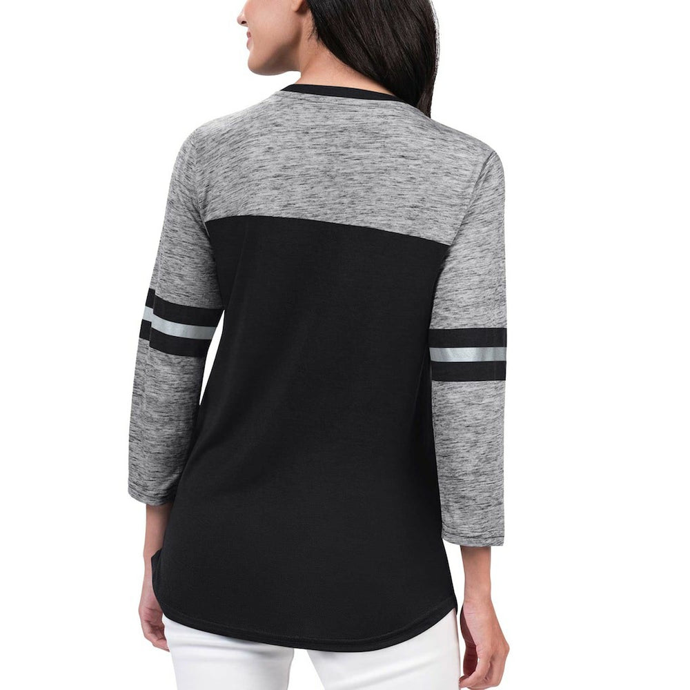 Brooklyn Nets G-III 4Her by Carl Banks Women's Play the Game 3/4-Sleeve T-Shirt - Black cheap