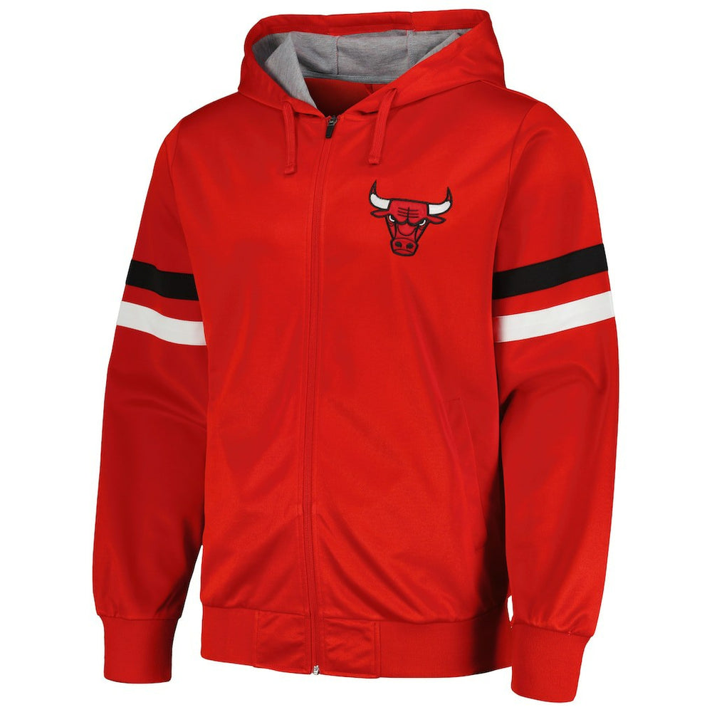 Chicago Bulls G-III Sports by Carl Banks Contender Full-Zip Hoodie Jacket - Red shop