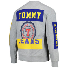 Golden State Warriors Tommy Jeans Hayes Crew Neck Pullover Sweatshirt sale - Heather Gray shop