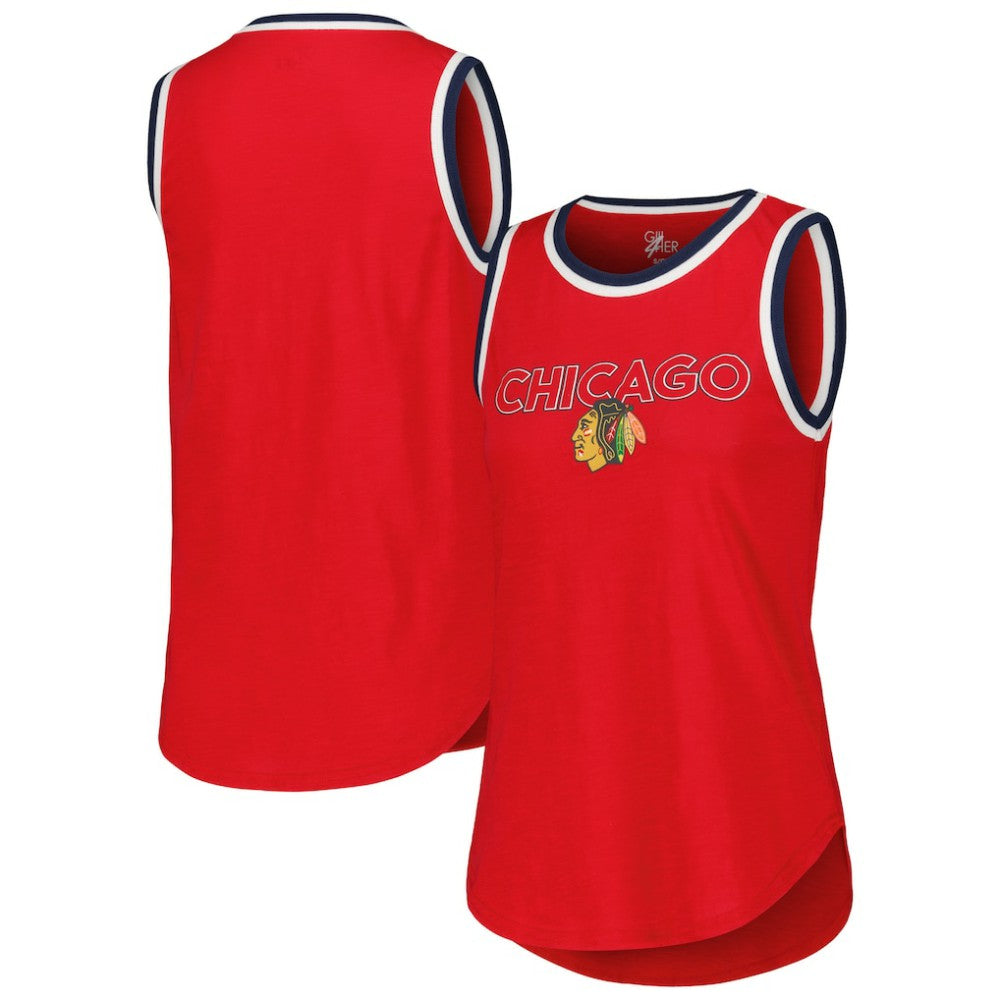 Chicago Blackhawks G-III 4Her by Carl Banks Women's Strategy Tank Top - Red Tank Top