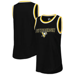 Pittsburgh Penguins G-III 4Her by Carl Banks Women's Strategy Tank Top - Black Tank Top
