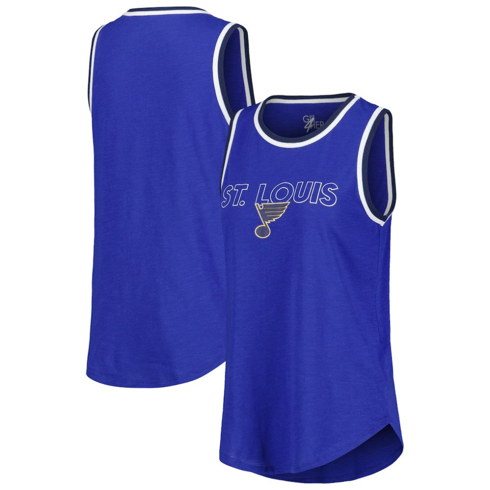 St. Louis Blues G-III 4Her by Carl Banks Women's Strategy Tank Top - Blue Tank Top