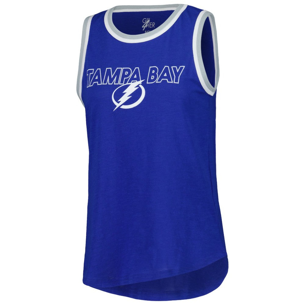 Tampa Bay Lightning G-III 4Her by Carl Banks Women's Strategy Tank Top - Blue Tank Top