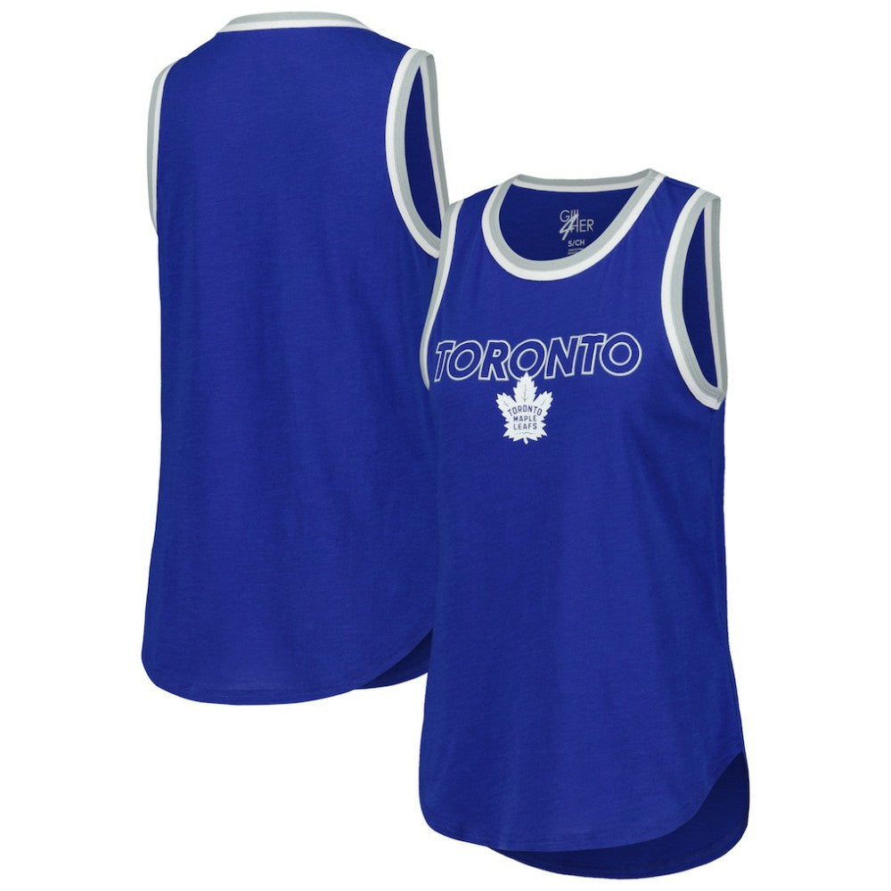 Toronto Maple Leafs G-III 4Her by Carl Banks Women's Strategy Tank Top - Blue Tank Top