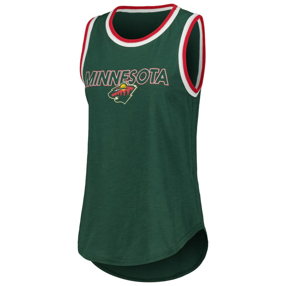 Minnesota Wild G-III 4Her by Carl Banks Women's Strategy Tank Top - Green Tank Top