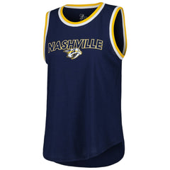 Nashville Predators G-III 4Her by Carl Banks Women's Strategy Tank Top - Navy Tank Top